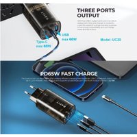 Сетевое зарядное Havit UC20 (черный)