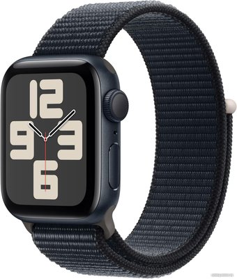 Apple Watch SE 2 40 мм (алюминиевый корпус, полуночный/полуночный, нейлоновый ремешок)