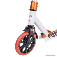 Двухколесный подростковый самокат Tech Team Jogger 180 2022 (белый/оранжевый)