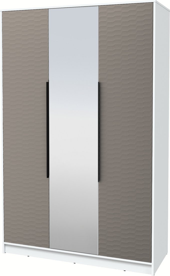 

Шкаф распашной Интерлиния Концепт Зодиак КТ-Ш3з (белый платинум/луна)