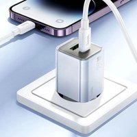 Сетевое зарядное Hoco N46 (синий)