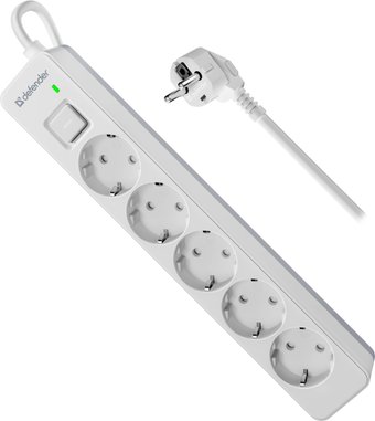 Сетевой фильтр Defender DFS 131 (1.5 м)