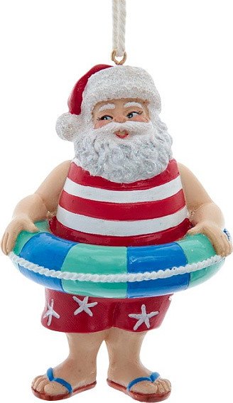 

Елочная игрушка Kurt S. Adler Christmas 2025 Санта D4685