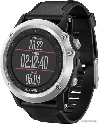 Garmin Fenix 3 HR (серебристый/черный) [010-01338-77]