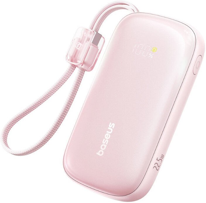 Внешний аккумулятор Baseus EnerFill FC21 Qpow 3 Ultra 10000mAh 22.5W (розовый)