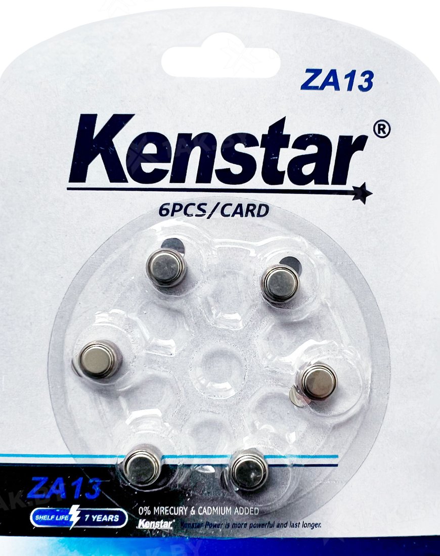 

Батарейка Kenstar ZA13 BL-6 Zinc Air (6 шт)