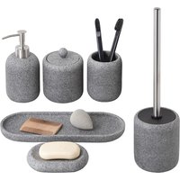 Стакан для зубной щетки и пасты Bergenson Bjorn Loup BB0001027 (графитовый)