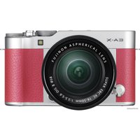 Беззеркальный фотоаппарат Fujifilm X-A3 Kit 16-50 mm (розовый)