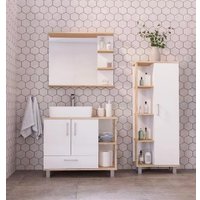  Doratiz Шкаф-полупенал Гавайи 50 R 2712.301 (дуб сонома/белый)