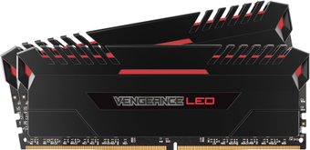 Corsair Vengeance Red LED 2x8GB DDR4 PC4-25600 CMU16GX4M2C3200C16R