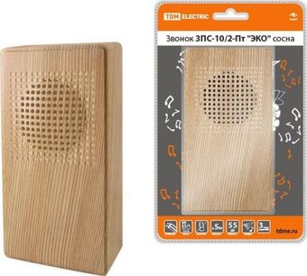 Проводной дверной звонок TDM Electric SQ1901-0026 (сосна)