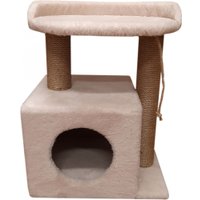 Комплекс Bast С овальной полкой 55к (джут, бежевый)