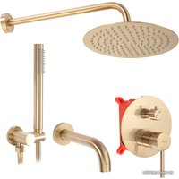 Душевая система  Rea Lungo Matt Gold REA-P6609