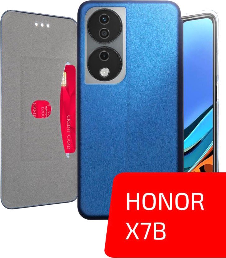 

Чехол для телефона Akami Prime для Honor X7b (синий)