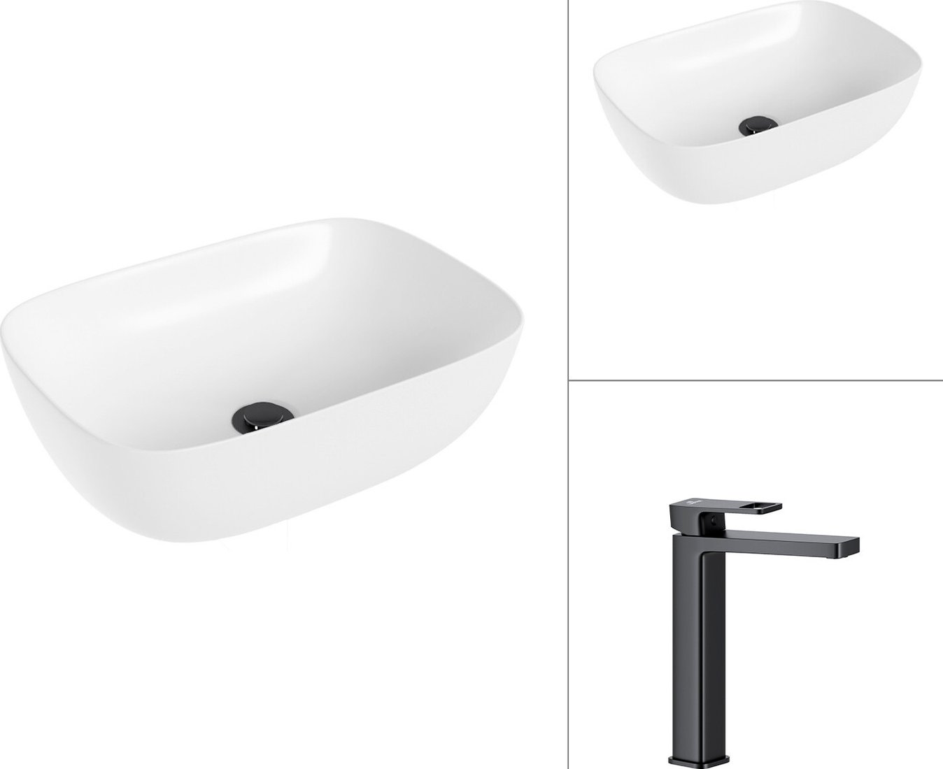 

Умывальник Lauter 21493A + Cascade 21СК0655BS