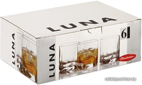 Набор стаканов для виски Pasabahce Luna 42348