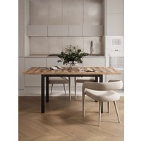 Кухонный стол Senira Велес 120x75 (береза сандал/опора черный)