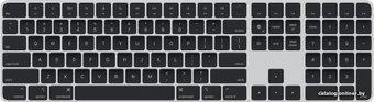 Клавиатура Apple Magic Keyboard MMMR3ZA/A (с Touch ID и цифровой панелью, с черными клавишами, раскладка US English)