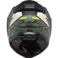 Мотошлем LS2 FF811 Vector II Absolute (XXL, матовый черный/серебристый)