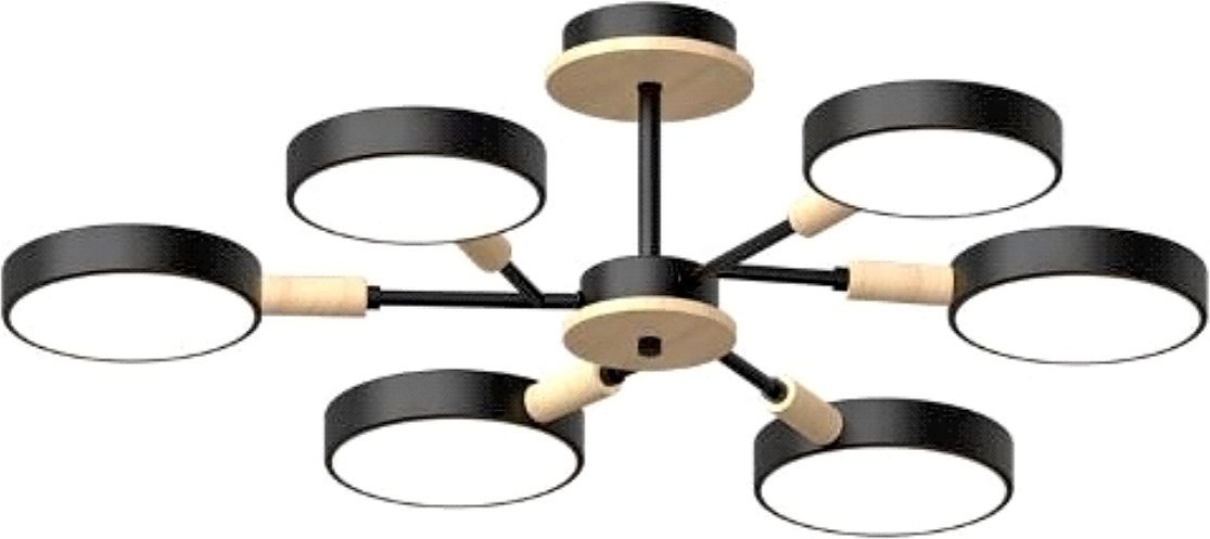 Подвесная люстра LED4U L3218-740 BK