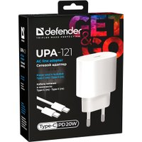 Сетевое зарядное Defender UPA-121 USB Type-C