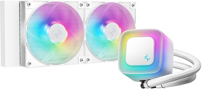 

Система жидкостного охлаждения для процессора DeepCool LE240 WH V2 R-LE240-WHAMMN-G-2