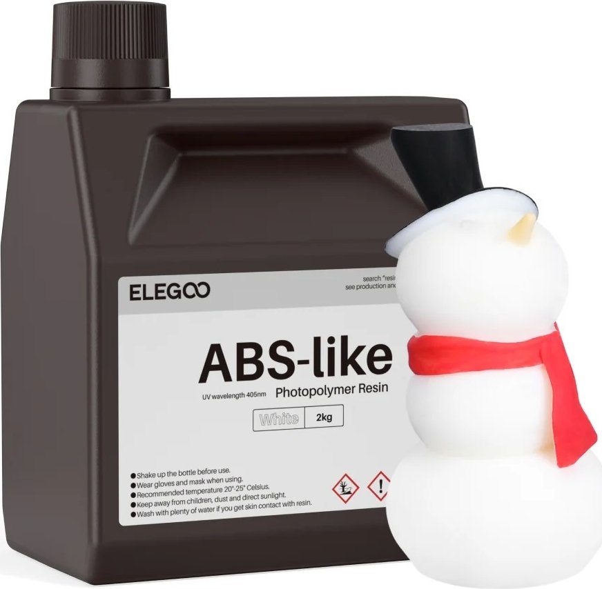 Фотополимер Elegoo ABSlike 2кг (белый)