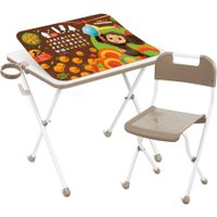 Детский стол Nika КАМ-Р/ЧБ1 (Чебурашка)