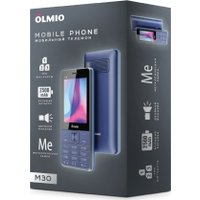 Кнопочный телефон Olmio M30 (синий)