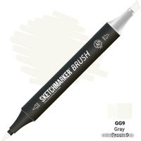 Маркер художественный Sketchmarker Brush Двусторонний GG9 SMB-GG9 (серый/зеленый 9)