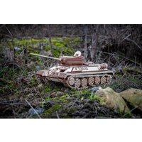 3Д-пазл Eco-Wood-Art Танк Т-34-85
