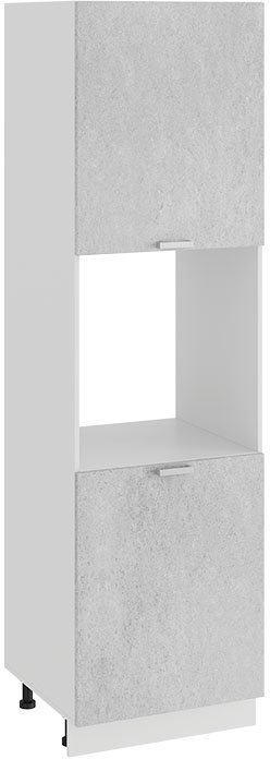 

Шкаф напольный Трия Гранита 1П6 (белый/бетон снежный)