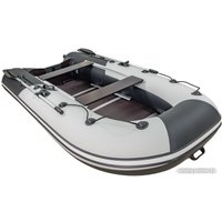 Моторная лодка Ривьера Компакт R-K-3600 СК lg/bl (светло-серый/черный)