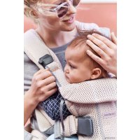 Рюкзак-переноска BabyBjorn One Air Mesh (жемчужно-розовый)