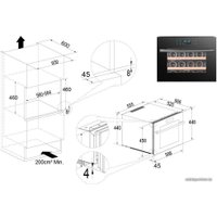 Винный шкаф Temptech OZ45SBTOP