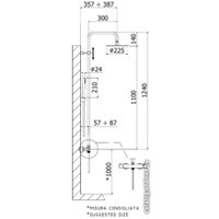 Душевая система  Paffoni Light ZCOL684LIQNO