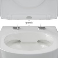 Унитаз подвесной Berges Wasserhaus VITA c сиденьем Slim SO (микролифт)