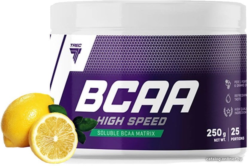 BCAA Trec Nutrition BCAA High Speed (лимон, 250 г)