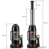 Бутылочный домкрат Startul Auto ST8019-10 10т