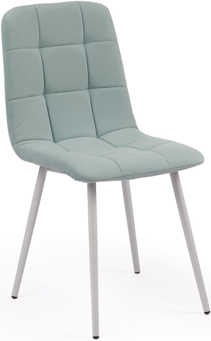 

Стул TetChair Chilly Max (велюр/металл, бирюзовый 20/белый)