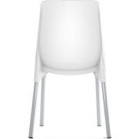 Стул Sheffilton SHT-ST75/S424 (белый/хром лак)