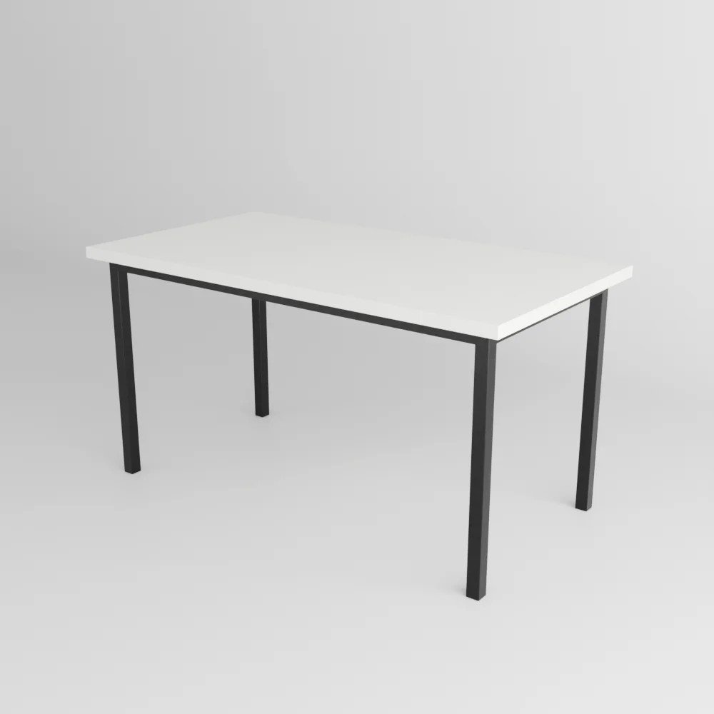 

Стол TMB Loft Дарен разборный 1300x600 18 мм (белый премиум/черный)