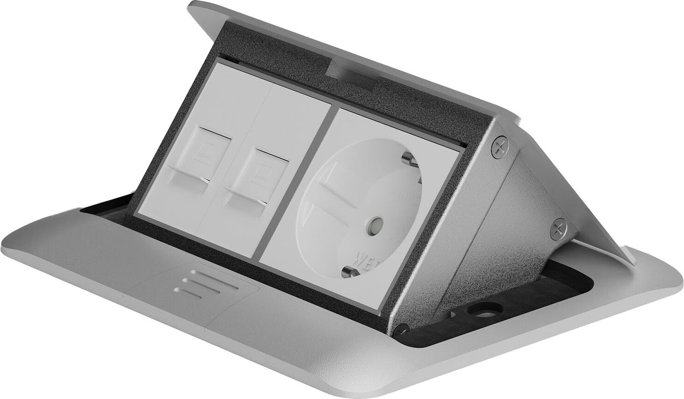 

Блок розеток Werkel Выдвижной W8074065 (серебристый)