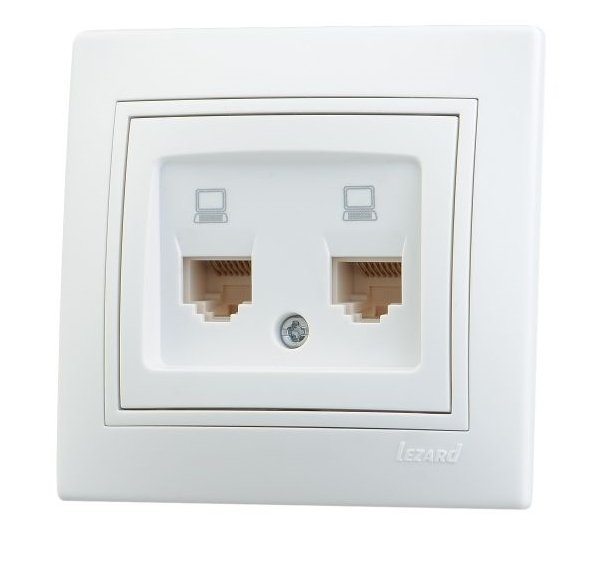 

Розетка компьютерная Lezard Mira 701-0202-141