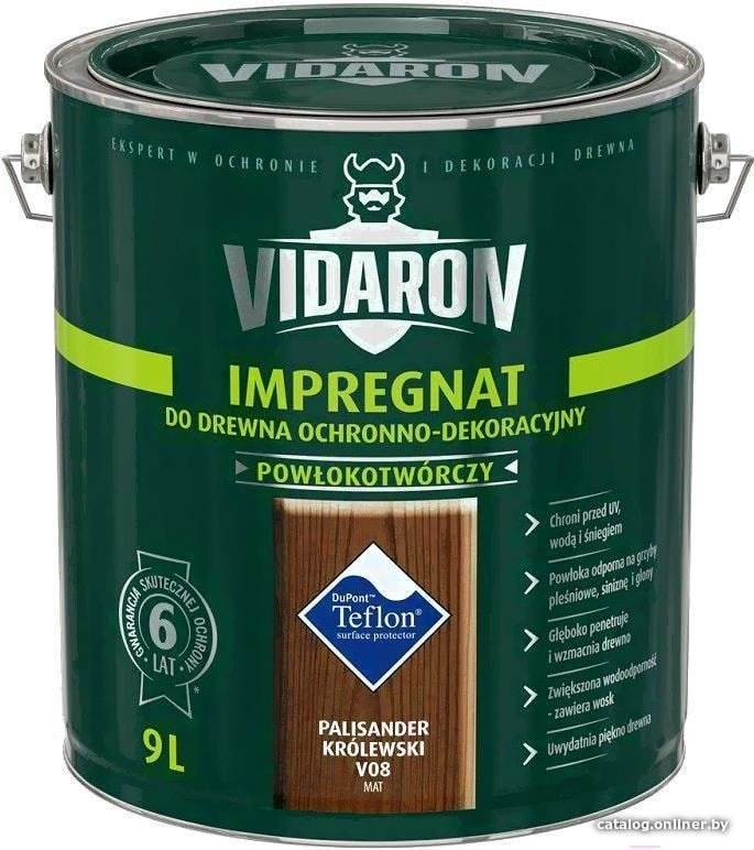 Пропитка Vidaron Impregnant V08 9 л (королевский палисандр)