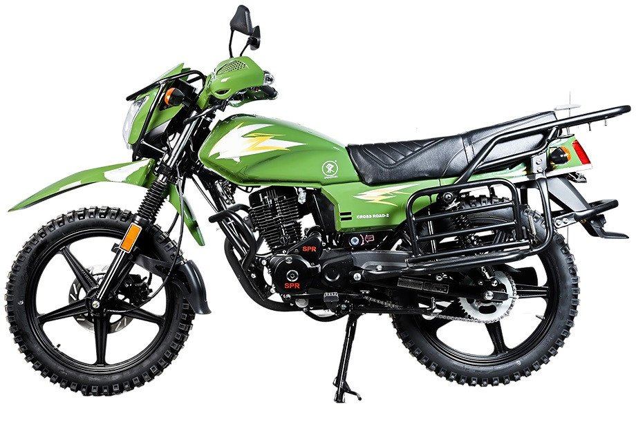 Мотоцикл SPRMotors CrossRoad-200 (зеленый)