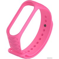 Ремешок Xiaomi ребристый для Mi Band 3 (розовый)