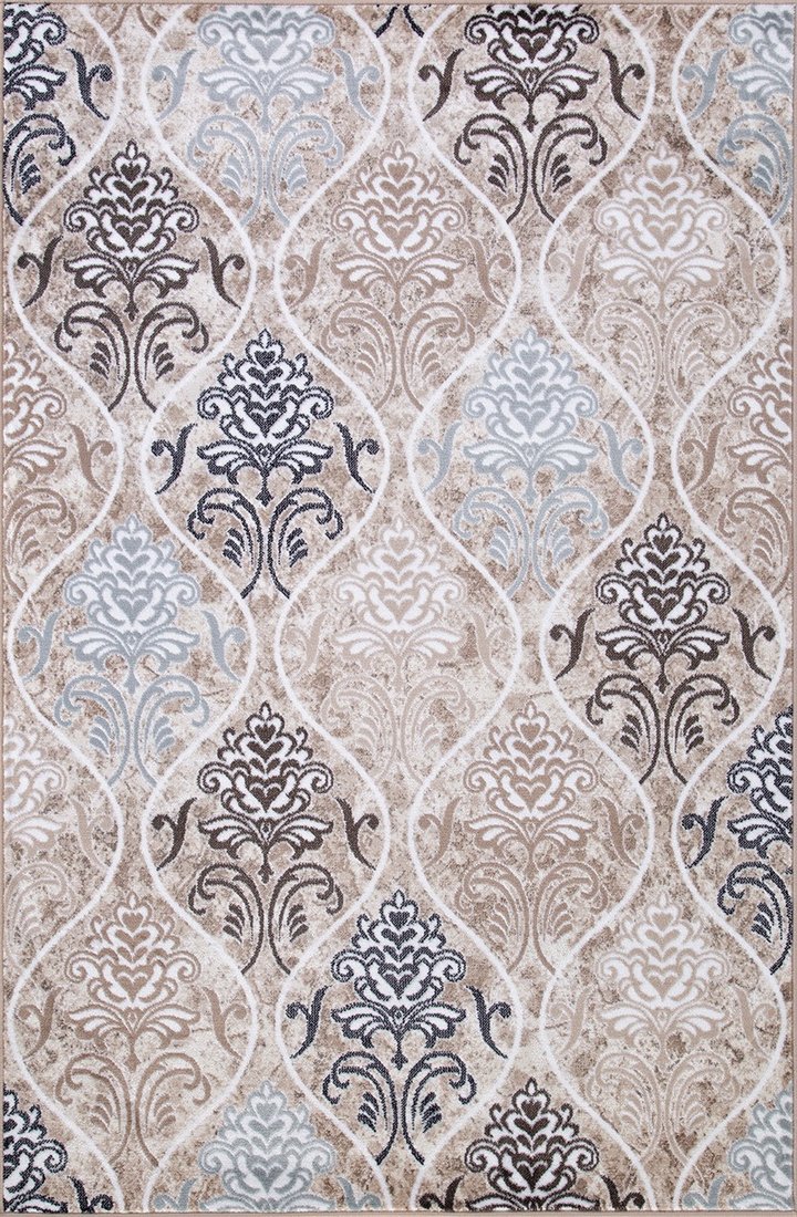 

Ковер для жилой комнаты Merinos Valencia Deluxe d310-STAN-CREAM-BROWN (2.5x3.5)