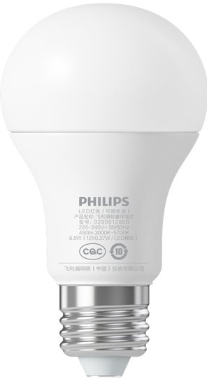 

Светодиодная лампочка Xiaomi Philips Smart LED Ball Lamp E27