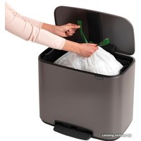 Мусорное ведро Brabantia Bo Pedal Bin 36 л (платиновый)
